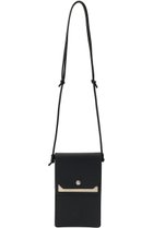 【ラルコバレーノ/L'arcobaleno】のフラップショルダーウォレット ネイビー×ホワイト|ID: prp329100003887977 ipo3291000000036035269