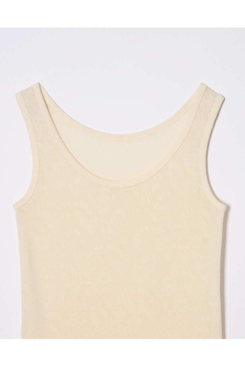 【プリスティン/PRISTINE】のスズランメッシュタンクトップ 人気、トレンドファッション・服の通販 founy(ファニー) 　ファッション　Fashion　レディースファッション　Fashion for Women　タンク　Tank Top, Sleeveless Top　パジャマ　Pajamas, Sleepwear　パターン　Pattern, Design Print　メッシュ　Mesh, Net Fabric　モチーフ　Motif, Design Theme　other-2|ID: prp329100003888916 ipo3291000000032841545