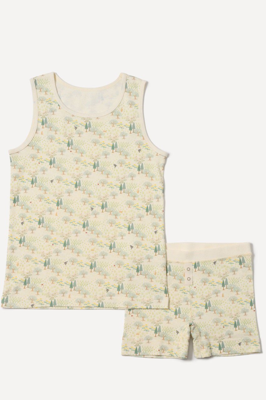 【プリスティン/PRISTINE】の春の風景タンクトップ&ショーツ 人気、トレンドファッション・服の通販 founy(ファニー) 　ファッション　Fashion　レディースファッション　Fashion for Women　インナー　Innerwear　ショーツ　Shorts, Short Pants　タンク　Tank Top, Sleeveless Top　パジャマ　Pajamas, Sleepwear　プリント　Print, Printed Pattern　春　Spring　 other-1|ID: prp329100003888917 ipo3291000000032841592