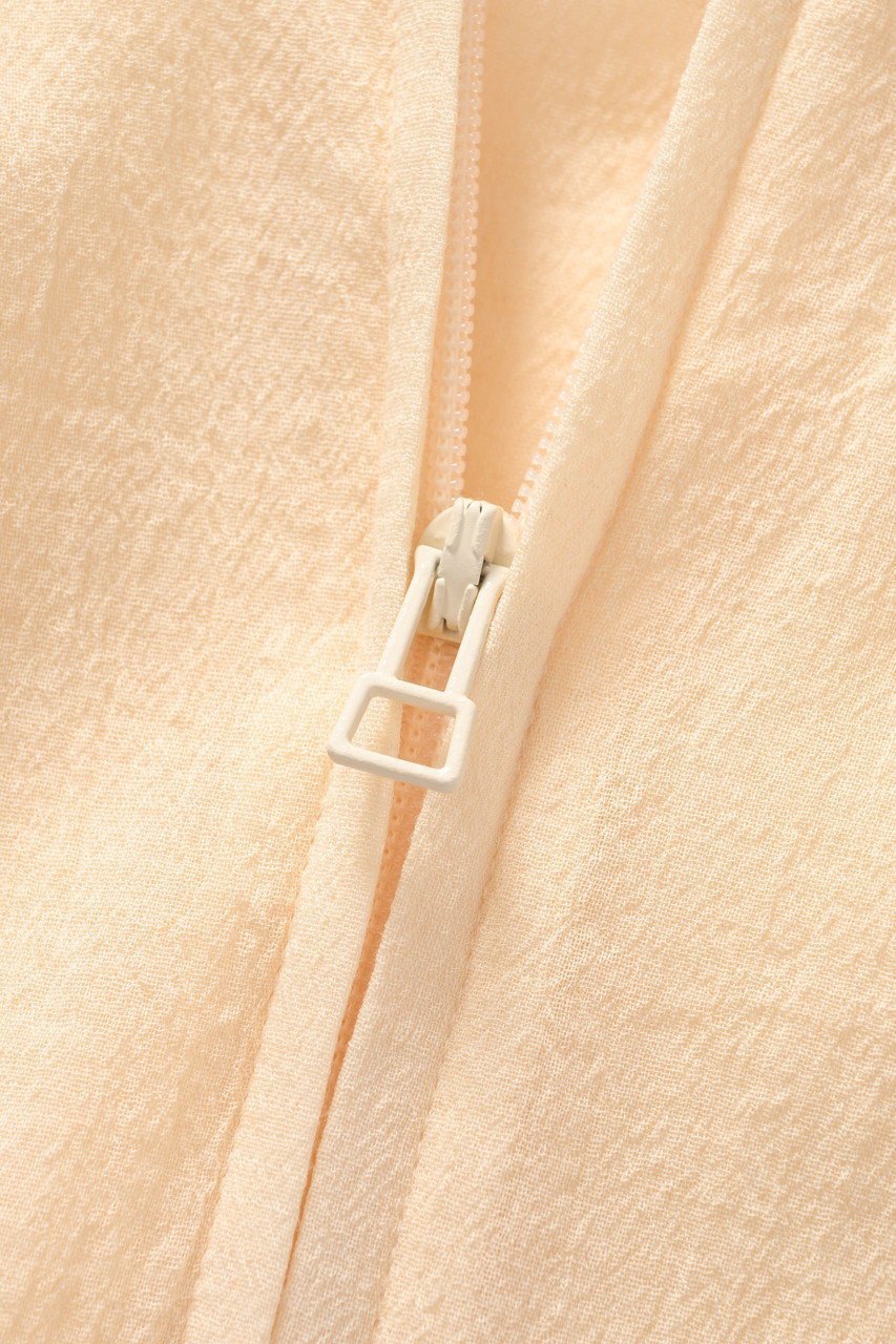 【プリスティン/PRISTINE】のチリメンジップアップパーカー 人気、トレンドファッション・服の通販 founy(ファニー) 　ファッション　Fashion　レディースファッション　WOMEN　トップス・カットソー　Tops/Tshirt　シャツ/ブラウス　Shirts/Blouses　パーカ　Sweats　ロング / Tシャツ　T-Shirts　スウェット　Sweat　カットソー　Cut and Sewn　シアー　Sheer　スポーティ　Sporty　スリーブ　Sleeve　パーカー　Hoodie　other-5|ID: prp329100003888920 ipo3291000000031376771