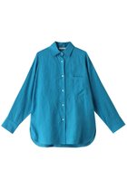 【ハウス オブ ロータス/HOUSE OF LOTUS】のリネンベーシックシャツ ターコイズ|ID: prp329100003889813 ipo3291000000032910864