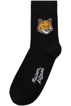 【メゾン キツネ/MAISON KITSUNE】の【UNISEX】FOX HEAD ソックス ブラック|ID: prp329100003889837 ipo3291000000032852879