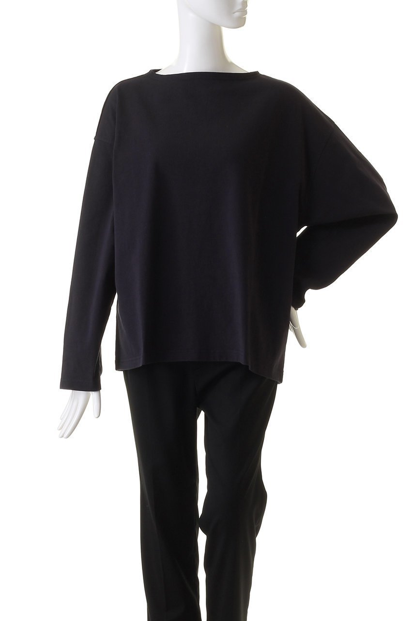 【イレーヴ/YLEVE】の【UNISEX】【Y】オーガニックコットン ジャージー ボートネック プルオーバー 人気、トレンドファッション・服の通販 founy(ファニー) 　ファッション　Fashion　レディースファッション　WOMEN　トップス・カットソー　Tops/Tshirt　シャツ/ブラウス　Shirts/Blouses　ロング / Tシャツ　T-Shirts　プルオーバー　Pullover　カットソー　Cut and Sewn　ユニセックス　Unisex　ジャージー　Jersey　スリーブ　Sleeve　ボトム　Bottom　ロング　Long　無地　Plain Color　other-2|ID: prp329100003889856 ipo3291000000031376608