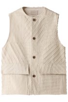 【ヨーク/YOKE】の【UNISEX】ボンディング オパール ワーク ベスト 人気、トレンドファッション・服の通販 founy(ファニー) ファッション Fashion レディースファッション Fashion for Women アウター Coat / Outerwear Collection レディースジャケット・軽アウター Jackets ユニセックス Unisex, Genderless ジャケット Jacket, Outerwear フランス France, French ベスト Vest, Waistcoat ボンディング Bonding, Bonded Fabric ワーク Workwear, Utility Style 夏 Summer 春 Spring S/S・春夏 SS, Spring/Summer, Warm Season thumbnail アイボリー|ID: prp329100003889858 ipo3291000000032959366