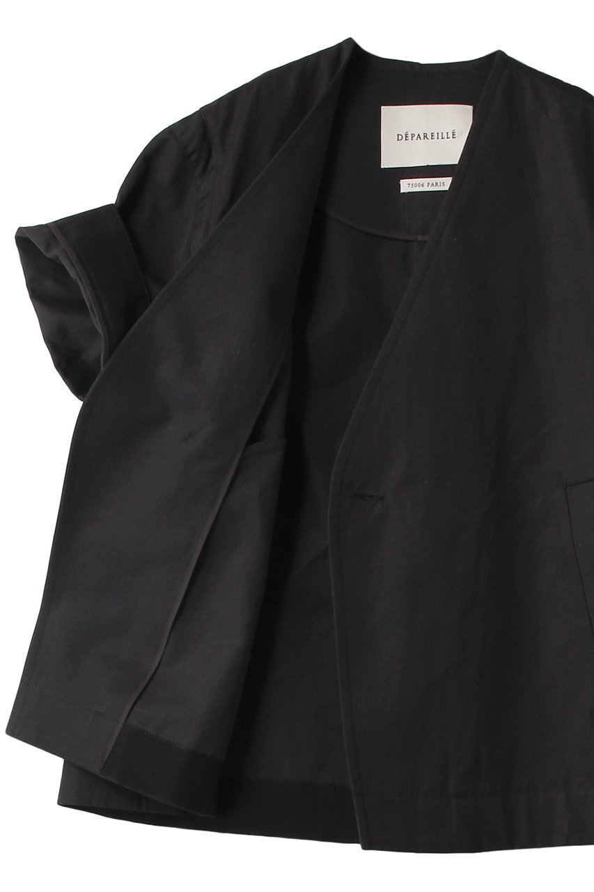 【デパリエ/DEPAREILLE】のコットンリネンツイルジャケット 人気、トレンドファッション・服の通販 founy(ファニー) 　ファッション　Fashion　レディースファッション　Fashion for Women　アウター　Coat / Outerwear Collection　レディースジャケット・軽アウター　Jackets　シルク　Silk, 100% Silk　ジャケット　Jacket, Outerwear　リネン　Linen, Linen Fabric　ワッシャー　Washer, Crinkled Finish　別注　Limited Edition, Custom Order　other-7|ID: prp329100003889877 ipo3291000000032959353