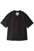 【デパリエ/DEPAREILLE】のコットンリネンツイルジャケット 人気、トレンドファッション・服の通販 founy(ファニー) ファッション Fashion レディースファッション Fashion for Women アウター Coat / Outerwear Collection レディースジャケット・軽アウター Jackets シルク Silk, 100% Silk ジャケット Jacket, Outerwear リネン Linen, Linen Fabric ワッシャー Washer, Crinkled Finish 別注 Limited Edition, Custom Order thumbnail ブラック|ID: prp329100003889877 ipo3291000000036797715