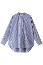 【ミディウミソリッド/MIDIUMISOLID】のband collar shirt シャツ blue|ID: prp329100003889881 ipo3291000000028482953