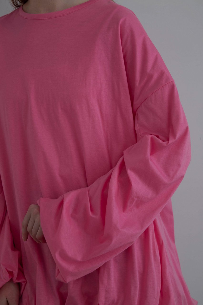 【ル フィル/LE PHIL】のライトジャージプルオーバー 人気、トレンドファッション・服の通販 founy(ファニー) 　ファッション　Fashion　レディースファッション　Fashion for Women　トップス・カットソー　Cut & Sew Tops　シャツ・ブラウス・オフィスカジュアル　Elegant Blouses & Button-Ups　ロングTシャツ・Tシャツ　Longline T-Shirts & Tees　カジュアルプルオーバー・ニットトップス　Pullovers & Knit Tops / Casual Pullovers　カットソー・ベーシックTシャツ　Cut-and-Sewn Tops / Stretch Tees & Basics　おすすめ　Recommended / Our Picks　ギャザー　Gathered, Ruffled　スリーブ　Sleeve, Long Sleeve / Short Sleeve　バルーン　Balloon, Balloon Silhouette　ロング　Long, Long-Length　other-3|ID: prp329100003890789 ipo3291000000032841230