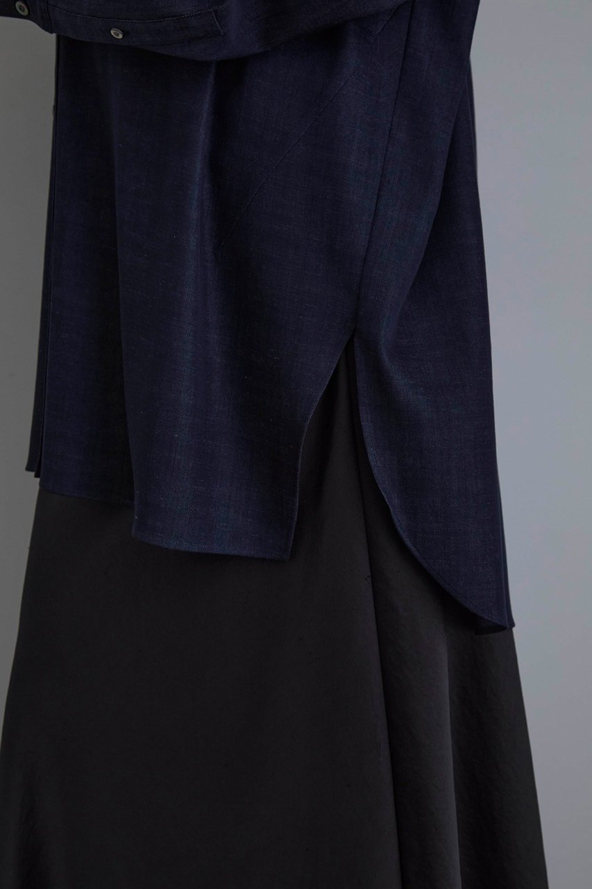 【ル フィル/LE PHIL】のバックスリットシャツ 人気、トレンドファッション・服の通販 founy(ファニー) 　ファッション　Fashion　レディースファッション　WOMEN　トップス・カットソー　Tops/Tshirt　シャツ/ブラウス　Shirts/Blouses　バッグ　Bag　シンプル　Simple　スリット　Slit　スリーブ　Sleeve　タイプライター　Typewriter　ツイル　Twill　デニム　Denim　ビッグ　Big　フロント　Front　ヨーク　Yoke　ルーズ　Loose　ロング　Long　エレガント 上品　Elegant　other-6|ID: prp329100003890792 ipo3291000000031328726