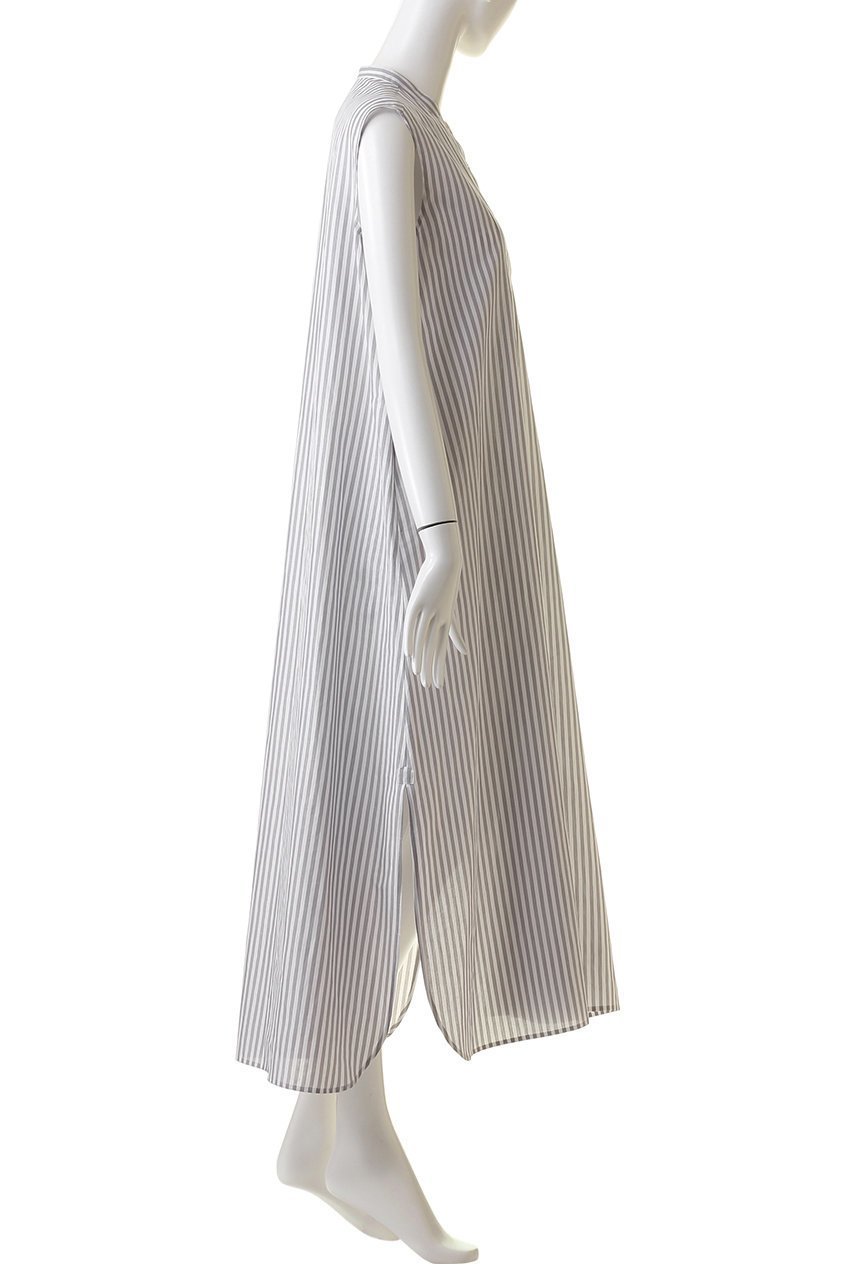 【エブール/ebure】の【Living】コットンリネンストライプ バンドカラーシャツワンピース 人気、トレンドファッション・服の通販 founy(ファニー) 　ファッション　Fashion　レディースファッション　Fashion for Women　ワンピース　Dresses　シャツワンピース / 1枚で着映えコーデ　Shirt Dresses　チュニック　Tunic Tops & Dresses　イタリア　Italy　チュニック　Tunic, Long Top　リネン　Linen, Linen Fabric　定番　Standard, Basic Item　other-3|ID: prp329100003890813 ipo3291000000035957259