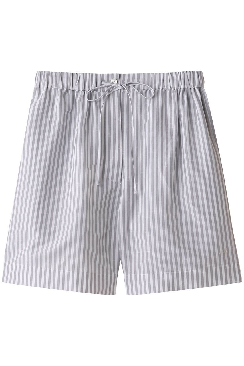 【エブール/ebure】の【Living】コットンリネンストライプ イージーショートパンツ 人気、トレンドファッション・服の通販 founy(ファニー) 　ファッション　Fashion　レディースファッション　Fashion for Women　パンツ　Pants & Trousers　ショートパンツ・ハーフパンツ　High-Waisted & Relaxed Shorts　おすすめ　Recommended / Our Picks　イタリア　Italy　カットソー　Cut and Sewn Top　ショート　Short, Short Length　セットアップ　Set-Up, Coordinated Outfit　フロント　Front, Front Design　リネン　Linen, Linen Fabric　リラックス　Relax, Relaxed Fit　再入荷　Restock / Back in Stock　定番　Standard, Basic Item　旅行　Travel　 other-1|ID: prp329100003890814 ipo3291000000035418876