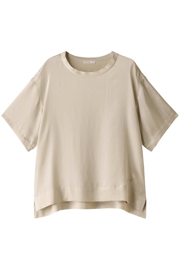 【エブール/ebure】の【Living】ウォッシャブルシルク Tブラウス インテリア・キッズ・メンズ・レディースファッション・服の通販 founy(ファニー) https://founy.com/ ファッション Fashion レディースファッション Fashion for Women トップス・カットソー Cut & Sew Tops シャツ・ブラウス・オフィスカジュアル Elegant Blouses & Button-Ups インナー Innerwear カーディガン Cardigan, Knitwear サテン Satin, Glossy Fabric ショート Short, Short Length シルク Silk, 100% Silk ジャケット Jacket, Outerwear スリーブ Sleeve, Long Sleeve / Short Sleeve エレガント 上品 Elegant 定番 Standard, Basic Item |ID: prp329100003890818 ipo3291000000036795869