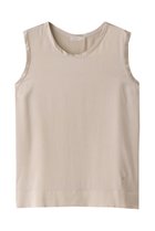 【エブール/ebure】の【Living】ウォッシャブルシルク ノースリーブブラウス アイボリー|ID:prp329100003890819