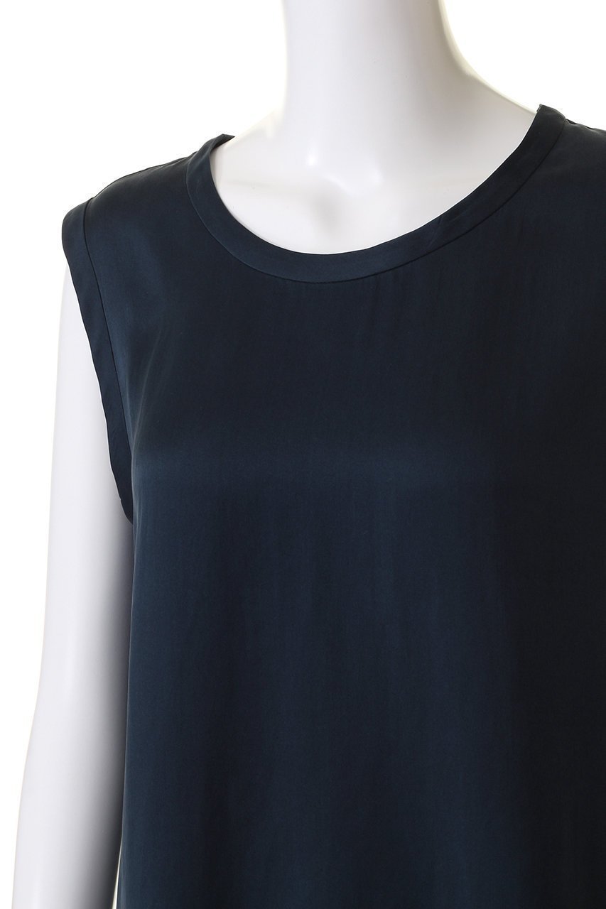 【エブール/ebure】の【Living】ウォッシャブルシルク ノースリーブブラウス 人気、トレンドファッション・服の通販 founy(ファニー) 　ファッション　Fashion　レディースファッション　Fashion for Women　トップス・カットソー　Cut & Sew Tops　キャミソール&ノースリーブ　Camisoles & Sleeveless Tops　シャツ・ブラウス・オフィスカジュアル　Elegant Blouses & Button-Ups　ロングTシャツ・Tシャツ　Longline T-Shirts & Tees　カットソー・ベーシックTシャツ　Cut-and-Sewn Tops / Stretch Tees & Basics　インナー　Innerwear　カーディガン　Cardigan, Knitwear　キャミソール　Camisole, Spaghetti Strap Top　サテン　Satin, Glossy Fabric　シルク　Silk, 100% Silk　シンプル　Simple, Minimal　ジャケット　Jacket, Outerwear　タンク　Tank Top, Sleeveless Top　ノースリーブ　Sleeveless, No-Sleeve　エレガント 上品　Elegant　定番　Standard, Basic Item　other-5|ID: prp329100003890819 ipo3291000000035935618