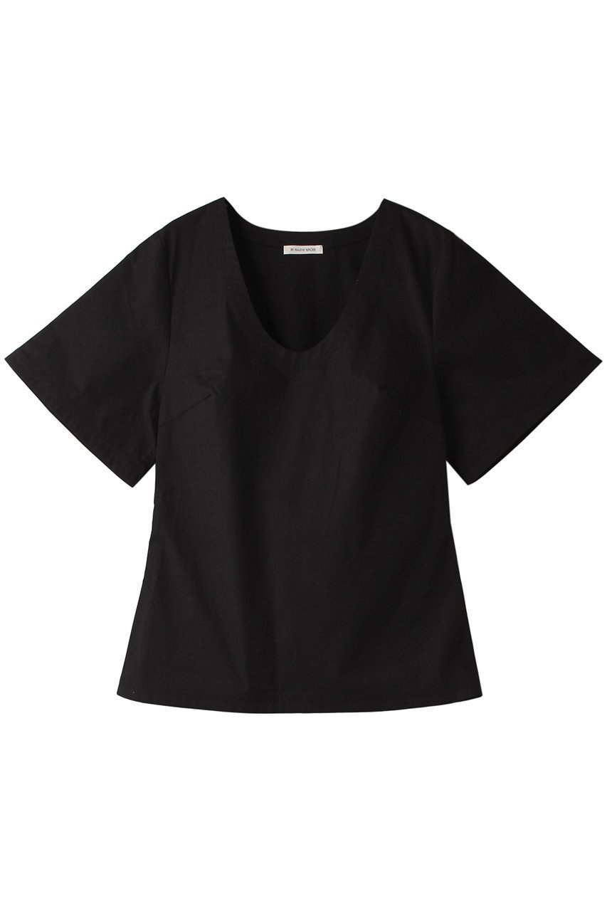 【バイ マレーネ ビルガー/BY MALENE BIRGER】のLUNAE オーガニックコットン シャツ インテリア・キッズ・メンズ・レディースファッション・服の通販 founy(ファニー) 　ファッション　Fashion　レディースファッション　Fashion for Women　トップス・カットソー　Cut & Sew Tops　シャツ・ブラウス・オフィスカジュアル　Elegant Blouses & Button-Ups　ロングTシャツ・Tシャツ　Longline T-Shirts & Tees　カットソー・ベーシックTシャツ　Cut-and-Sewn Tops / Stretch Tees & Basics　おすすめ　Recommended / Our Picks　クラシック　Classic, Timeless Style　ショート　Short, Short Length　スリム　Slim, Slim Fit　スリーブ　Sleeve, Long Sleeve / Short Sleeve　フェミニン　Feminine, Girly　ブラック|ID: prp329100003890824 ipo3291000000032929589