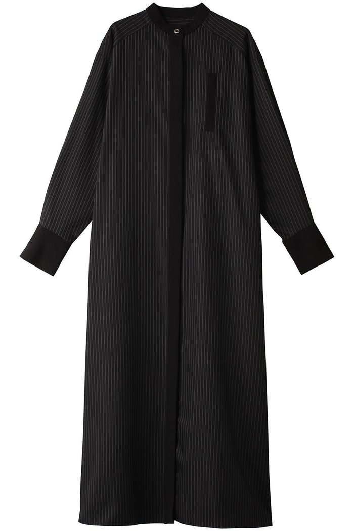 【リムアーク/RIM.ARK】のStripe shirt OP/ワンピース インテリア・キッズ・メンズ・レディースファッション・服の通販 founy(ファニー) https://founy.com/ ファッション Fashion レディースファッション WOMEN ワンピース Dress チュニック Tunic スタンド Stand ストライプ Stripe チュニック Tunic マニッシュ Mannish ロング Long エレガント 上品 Elegant 無地 Plain Color 羽織 Haori |ID: prp329100003890855 ipo3291000000032377285
