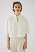 【リムアーク/RIM.ARK】のNeck design box tops/トップス 人気、トレンドファッション・服の通販 founy(ファニー) ファッション Fashion レディースファッション Fashion for Women トップス・カットソー Cut & Sew Tops シャツ・ブラウス・オフィスカジュアル Elegant Blouses & Button-Ups インナー Innerwear スリーブ Sleeve, Long Sleeve / Short Sleeve ツイル Twist, Twisted Detail ドレス Dress, One-Piece バランス Balance, Style Balance ルーズ Loose, Oversized ロング Long, Long-Length thumbnail ホワイト|ID: prp329100003890858 ipo3291000000032882148