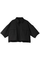 【リムアーク/RIM.ARK】のNeck design box tops/トップス 人気、トレンドファッション・服の通販 founy(ファニー) ファッション Fashion レディースファッション Fashion for Women トップス・カットソー Cut & Sew Tops シャツ・ブラウス・オフィスカジュアル Elegant Blouses & Button-Ups インナー Innerwear スリーブ Sleeve, Long Sleeve / Short Sleeve ツイル Twist, Twisted Detail ドレス Dress, One-Piece バランス Balance, Style Balance ルーズ Loose, Oversized ロング Long, Long-Length thumbnail ブラック|ID: prp329100003890858 ipo3291000000032882151