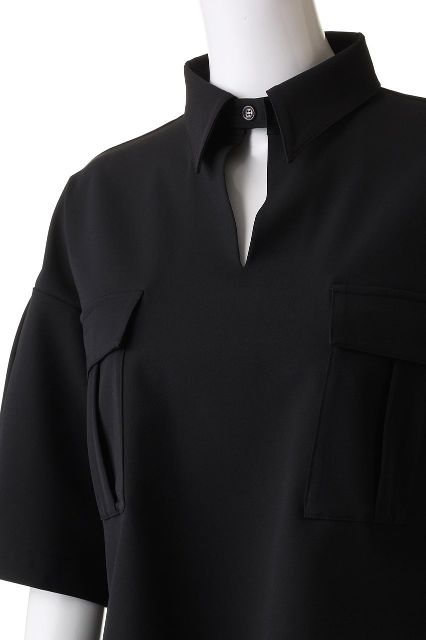 【リムアーク/RIM.ARK】のNeck design box tops/トップス 人気、トレンドファッション・服の通販 founy(ファニー) 　ファッション　Fashion　レディースファッション　Fashion for Women　トップス・カットソー　Cut & Sew Tops　シャツ・ブラウス・オフィスカジュアル　Elegant Blouses & Button-Ups　インナー　Innerwear　スリーブ　Sleeve, Long Sleeve / Short Sleeve　ツイル　Twist, Twisted Detail　ドレス　Dress, One-Piece　バランス　Balance, Style Balance　ルーズ　Loose, Oversized　ロング　Long, Long-Length　other-5|ID: prp329100003890858 ipo3291000000035823033