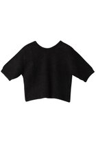 【アダワス/ADAWAS】のPAPER CHENILLE ニット Tシャツ ブラック|ID: prp329100003890884 ipo3291000000029959962