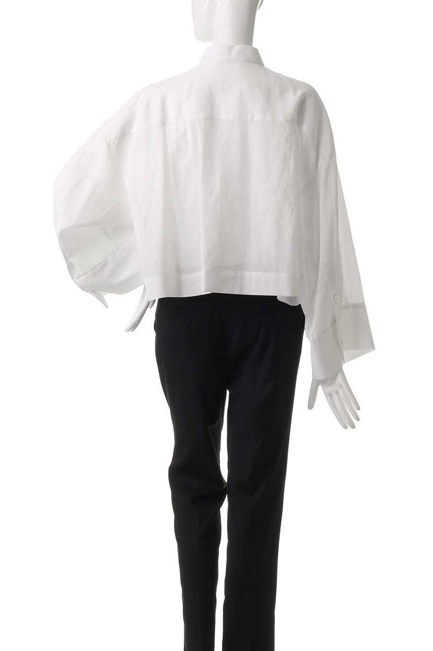 【サクラ/SACRA】のシュリンクギャバジンコットンシャツ 人気、トレンドファッション・服の通販 founy(ファニー) ファッション Fashion レディースファッション Fashion for Women トップス・カットソー Cut & Sew Tops シャツ・ブラウス・オフィスカジュアル Elegant Blouses & Button-Ups クロップド Cropped, Short Length シアー Sheer, See-Through スリーブ Sleeve, Long Sleeve / Short Sleeve トレンド Trend, Trending Now バランス Balance, Style Balance ロング Long, Long-Length ワイド Wide, Wide Fit 夏 Summer other-4|ID: prp329100003890896 ipo3291000000035367288