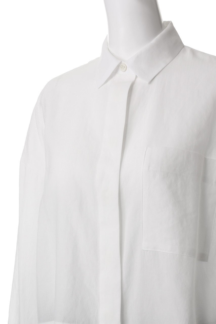 【サクラ/SACRA】のシュリンクギャバジンコットンシャツ 人気、トレンドファッション・服の通販 founy(ファニー) ファッション Fashion レディースファッション Fashion for Women トップス・カットソー Cut & Sew Tops シャツ・ブラウス・オフィスカジュアル Elegant Blouses & Button-Ups クロップド Cropped, Short Length シアー Sheer, See-Through スリーブ Sleeve, Long Sleeve / Short Sleeve トレンド Trend, Trending Now バランス Balance, Style Balance ロング Long, Long-Length ワイド Wide, Wide Fit 夏 Summer other-5|ID: prp329100003890896 ipo3291000000035367289