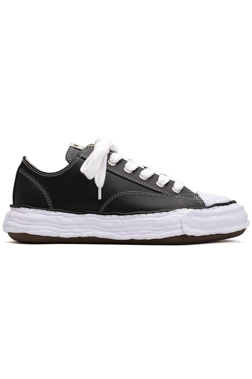 【メゾン ミハラヤスヒロ/Maison MIHARA YASUHIRO】の【UNISEX】【Maison MIHARA YASUHIRO】PETERSON 23 LOW オリジナルソール レザー ロートップスニーカー 人気、トレンドファッション・服の通販 founy(ファニー) 　ファッション　Fashion　レディースファッション　Fashion for Women　トップス・カットソー　Cut & Sew Tops　ユニセックス　Unisex, Genderless　シンプル　Simple, Minimal　スニーカー　Sneakers, Trainers　レース　Lace, Lace Fabric　other-2|ID: prp329100003890898 ipo3291000000031429576