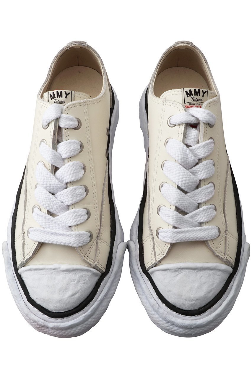 【メゾン ミハラヤスヒロ/Maison MIHARA YASUHIRO】の【UNISEX】【Maison MIHARA YASUHIRO】PETERSON 23 LOW オリジナルソール レザー ロートップスニーカー インテリア・キッズ・メンズ・レディースファッション・服の通販 founy(ファウニー) 　ファッション　Fashion　レディースファッション　Fashion for Women　トップス・カットソー　Cut & Sew Tops　ユニセックス　Unisex, Genderless　シンプル　Simple, Minimal　スニーカー　Sneakers, Trainers　レース　Lace, Lace Fabric　ホワイト|ID: prp329100003890898 ipo3291000000036805270