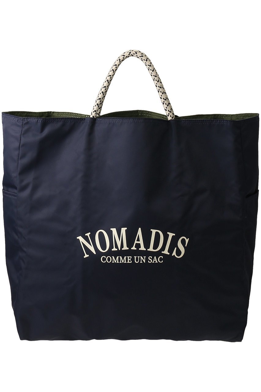 【ガリャルダガランテ/GALLARDAGALANTE】の【NOMADIS】SAC2 インテリア・キッズ・メンズ・レディースファッション・服の通販 founy(ファニー) 　ファッション　Fashion　レディースファッション　Fashion for Women　バッグ　Bags　おすすめ　Recommended / Our Picks　ギャザー　Gathered, Ruffled　ビーチ　Beach, Seaside　プリント　Print, Printed Pattern　リバーシブル　Reversible, Two-Sided　人気　Popular, Best Seller　ネイビー|ID: prp329100003890962 ipo3291000000032795934