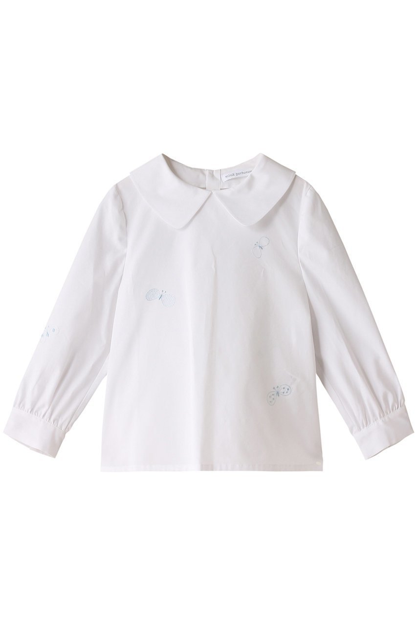 【ミナ ペルホネン/mina perhonen / KIDS】の【Kids】choucho ブラウス インテリア・キッズ・メンズ・レディースファッション・服の通販 founy(ファニー) 　ファッション　Fashion　キッズファッション　Fashion for Kids　トップス・カットソー　Cut & Sew Tops　パーティ　Party, Party Style　ランダム　Random, Irregular　エレガント 上品　Elegant　ホワイト|ID: prp329100003892426 ipo3291000000032841262