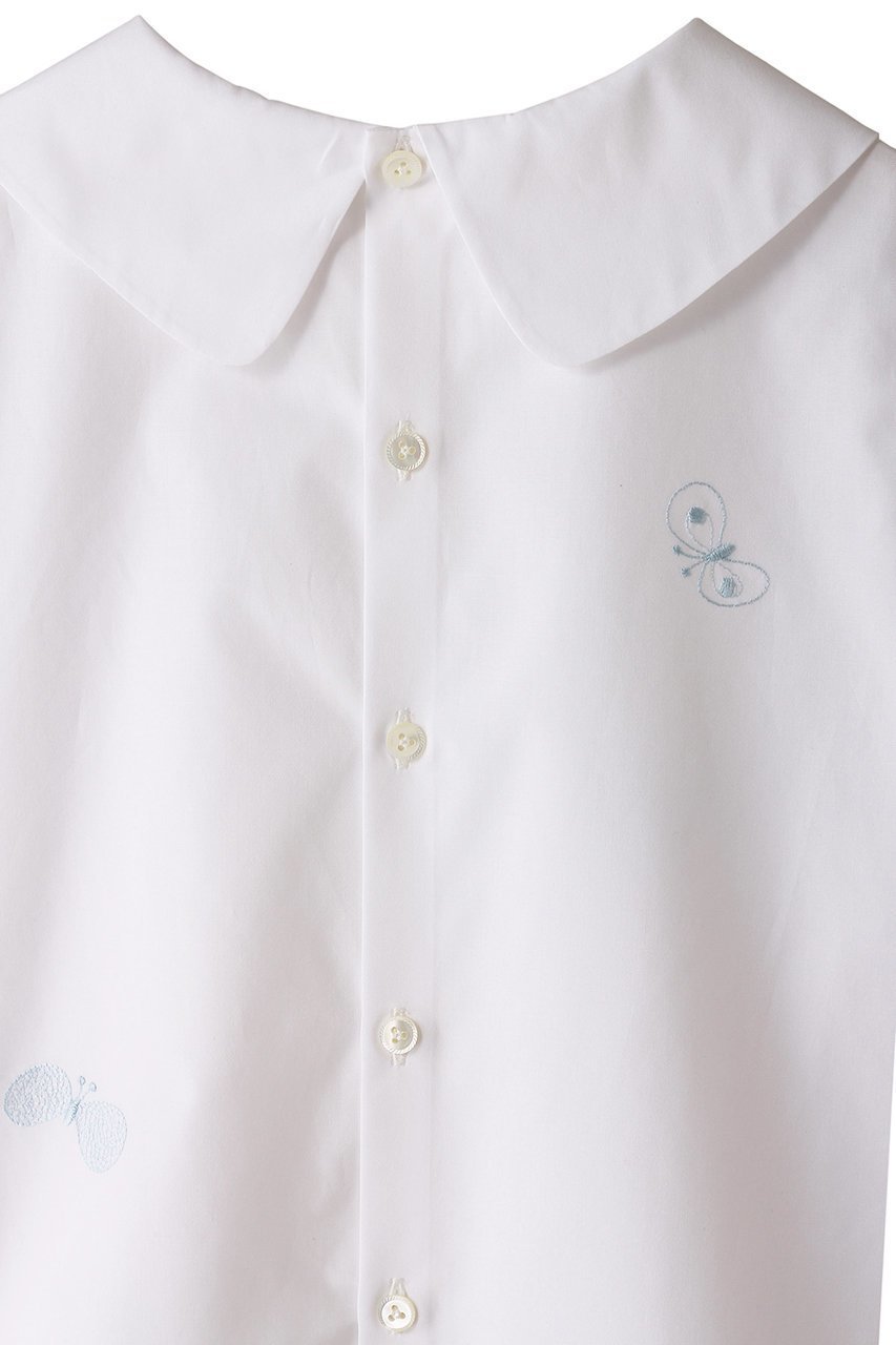 【ミナ ペルホネン/mina perhonen / KIDS】の【Kids】choucho ブラウス 人気、トレンドファッション・服の通販 founy(ファニー) 　ファッション　Fashion　キッズファッション　Fashion for Kids　トップス・カットソー　Cut & Sew Tops　パーティ　Party, Party Style　ランダム　Random, Irregular　エレガント 上品　Elegant　other-4|ID: prp329100003892426 ipo3291000000032841279