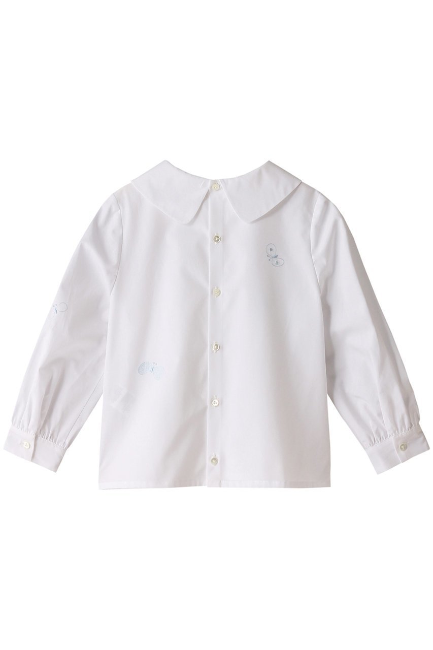 【ミナ ペルホネン/mina perhonen / KIDS】の【KIDS】choucho ブラウス 人気、トレンドファッション・服の通販 founy(ファニー) 　ファッション　Fashion　キッズファッション　Fashion for Kids　トップス・カットソー　Cut & Sew Tops　パーティ　Party, Party Style　ランダム　Random, Irregular　エレガント 上品　Elegant　other-2|ID: prp329100003892426 ipo3291000000036236815