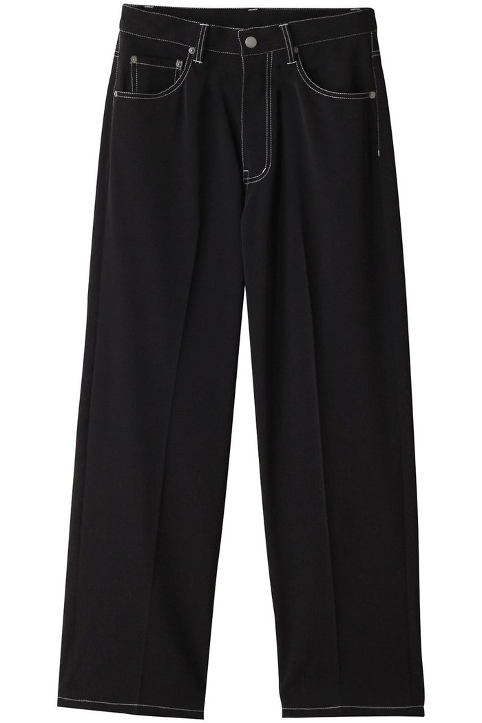 【ヨーク/YOKE / MEN】の【MEN】5P ワイドレッグ ストレートパンツ インテリア・キッズ・メンズ・レディースファッション・服の通販 founy(ファニー) https://founy.com/ ファッション Fashion メンズファッション Fashion for Men ボトムス Bottoms シンプル Simple, Minimal ストレート Straight, Straight Cut |ID: prp329100003892429 ipo3291000000032819757