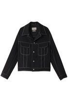 【ヨーク/YOKE / MEN】の【MEN】トラッカージャケット 人気、トレンドファッション・服の通販 founy(ファニー) ファッション Fashion メンズファッション MEN シルバー Silver ジャケット Jacket バランス Balance thumbnail ブラック|ID: prp329100003892430 ipo3291000000025648326