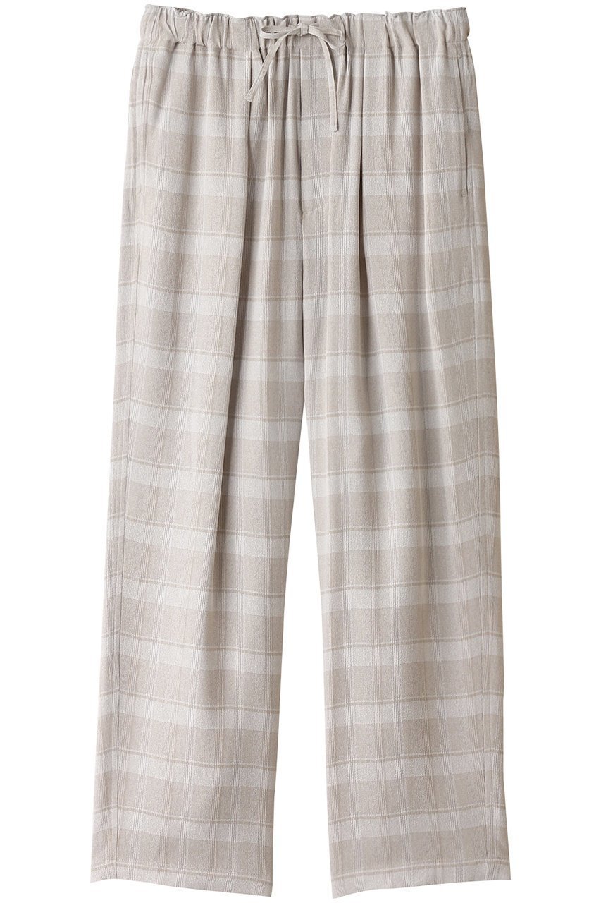 【ヨーク/YOKE】の【UNISEX】プラッドジャカード イージーパンツ 人気、トレンドファッション・服の通販 founy(ファニー) 　ファッション　Fashion　レディースファッション　Fashion for Women　パンツ　Pants & Trousers　ユニセックス　Unisex, Genderless　なめらか　Smooth, Silky Texture　クラシカル　Classical, Vintage-Inspired　シンプル　Simple, Minimal　エレガント 上品　Elegant　 other-1|ID: prp329100003892431 ipo3291000000035355454