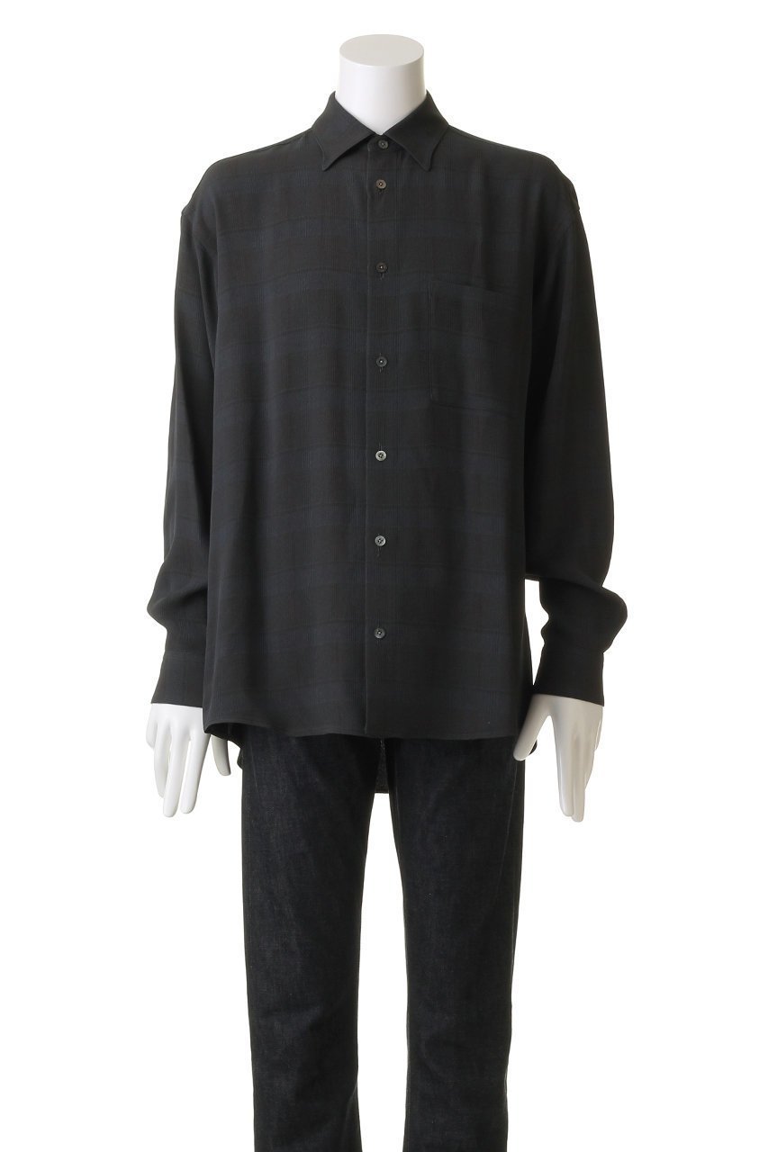 【ヨーク/YOKE / MEN】の【MEN】プラッド ジャカード シャツ 人気、トレンドファッション・服の通販 founy(ファニー) 　ファッション　Fashion　メンズファッション　MEN　クラシカル　Classical　ジャカード　Jacquard　スリーブ　Sleeve　セレモニー　Ceremony　ロング　Long　ビジネス 仕事 通勤　Business　other-2|ID: prp329100003892432 ipo3291000000031375804