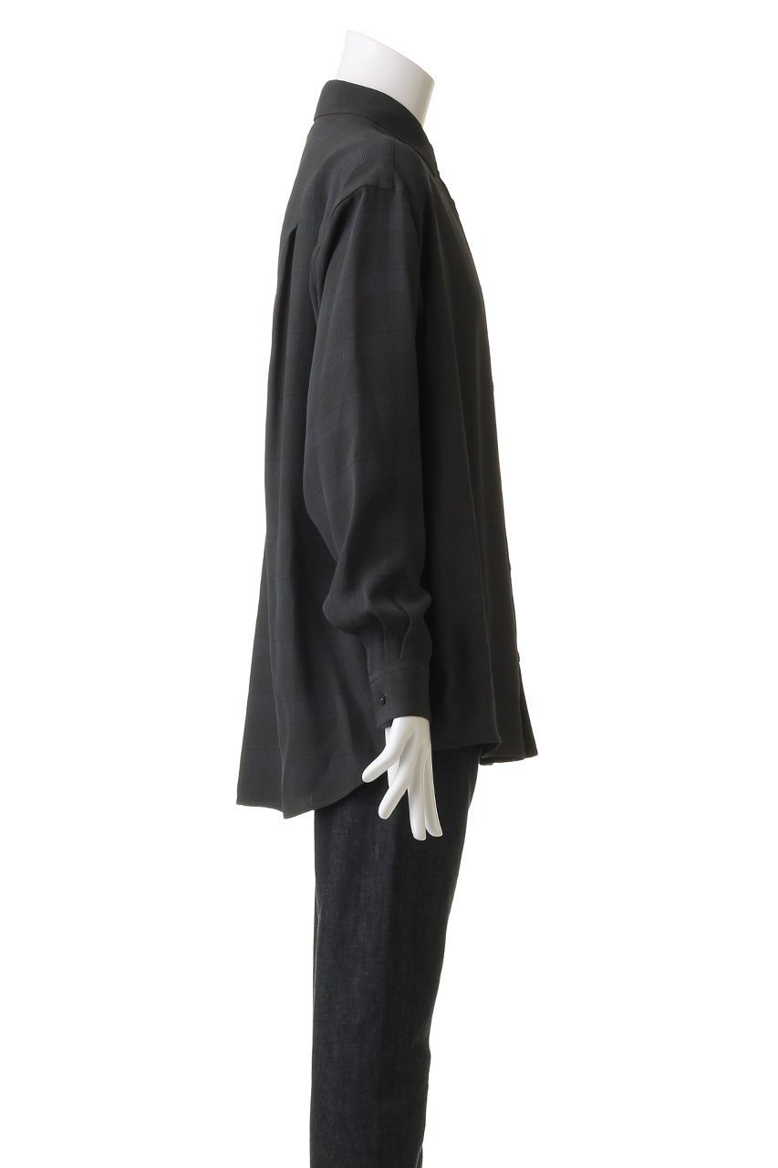 【ヨーク/YOKE / MEN】の【MEN】プラッド ジャカード シャツ 人気、トレンドファッション・服の通販 founy(ファニー) 　ファッション　Fashion　メンズファッション　MEN　クラシカル　Classical　ジャカード　Jacquard　スリーブ　Sleeve　セレモニー　Ceremony　ロング　Long　ビジネス 仕事 通勤　Business　other-3|ID: prp329100003892432 ipo3291000000031375805