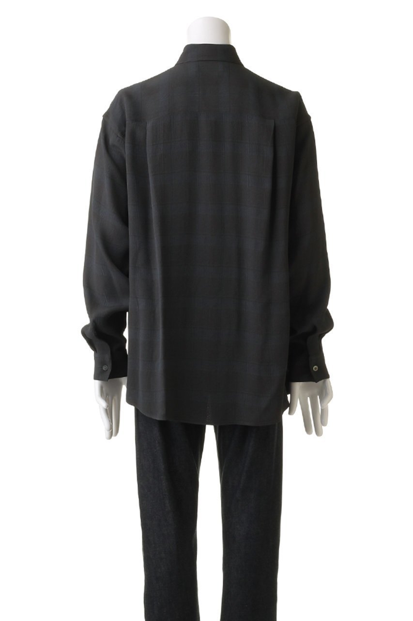 【ヨーク/YOKE / MEN】の【MEN】プラッド ジャカード シャツ 人気、トレンドファッション・服の通販 founy(ファニー) 　ファッション　Fashion　メンズファッション　MEN　クラシカル　Classical　ジャカード　Jacquard　スリーブ　Sleeve　セレモニー　Ceremony　ロング　Long　ビジネス 仕事 通勤　Business　other-4|ID: prp329100003892432 ipo3291000000031375808