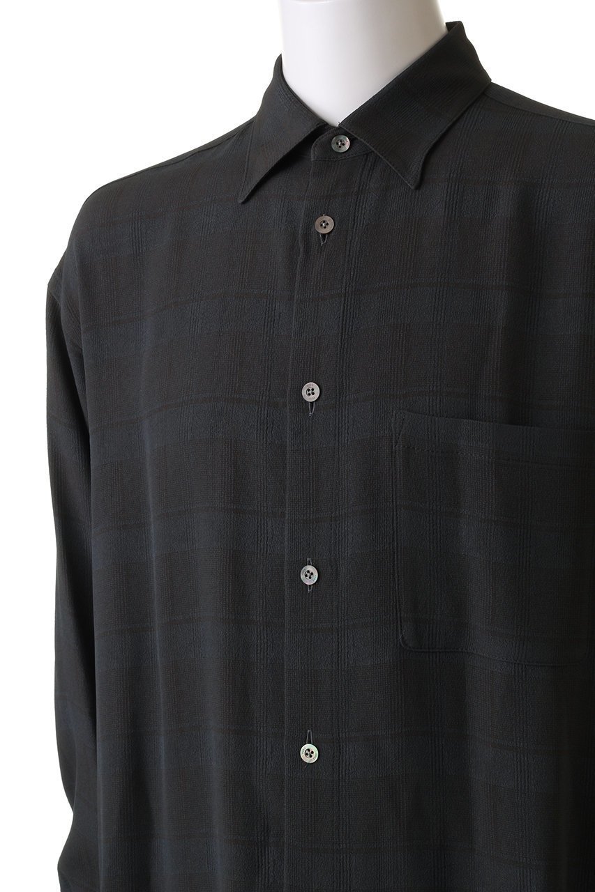 【ヨーク/YOKE / MEN】の【MEN】プラッド ジャカード シャツ 人気、トレンドファッション・服の通販 founy(ファニー) 　ファッション　Fashion　メンズファッション　MEN　クラシカル　Classical　ジャカード　Jacquard　スリーブ　Sleeve　セレモニー　Ceremony　ロング　Long　ビジネス 仕事 通勤　Business　other-5|ID: prp329100003892432 ipo3291000000031375810