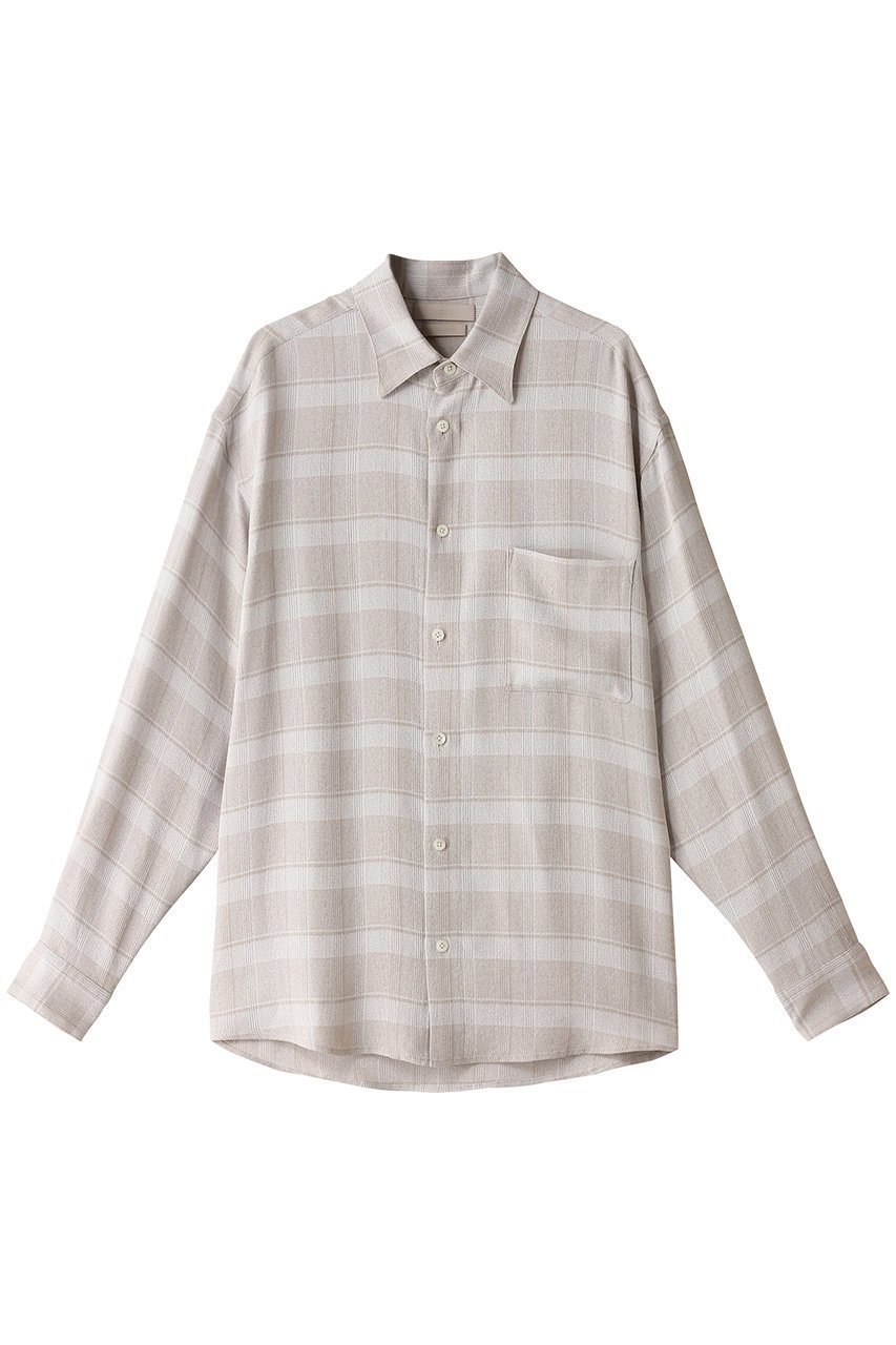 【ヨーク/YOKE / MEN】の【MEN】プラッド ジャカード シャツ 人気、トレンドファッション・服の通販 founy(ファニー) 　ファッション　Fashion　メンズファッション　Fashion for Men　クラシカル　Classical, Vintage-Inspired　ジャカード／ジャガード　Jacquard, Woven Pattern　スリーブ　Sleeve, Long Sleeve / Short Sleeve　セレモニー　Ceremony　ロング　Long, Long-Length　ビジネス 仕事 通勤　Business / Work / Commuting　 other-1|ID: prp329100003892432 ipo3291000000032912614