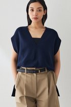 【ウィムガゼット/Whim Gazette】のホールガーメントプルオーバー 人気、トレンドファッション・服の通販 founy(ファニー) ファッション Fashion レディースファッション Ladies' Fashion Online トップス・カットソー Tops/Tshirt ニット Knit Tops プルオーバー Pullover おすすめ Recommend スマート Smart スリット Slit スリーブ Sleeve フレンチ French フロント Front ボトム Bottom エレガント 上品 Elegant 再入荷 Restock/Back In Stock/Re Arrival 夏 Summer thumbnail ネイビー|ID: prp329100003892444 ipo3291000000032648704