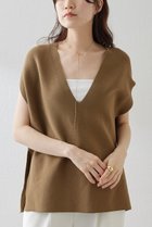 【ウィムガゼット/Whim Gazette】のホールガーメントプルオーバー 人気、トレンドファッション・服の通販 founy(ファニー) ファッション Fashion レディースファッション Ladies' Fashion Online トップス・カットソー Tops/Tshirt ニット Knit Tops プルオーバー Pullover おすすめ Recommend スマート Smart スリット Slit スリーブ Sleeve フレンチ French フロント Front ボトム Bottom エレガント 上品 Elegant 再入荷 Restock/Back In Stock/Re Arrival 夏 Summer thumbnail キャメル|ID: prp329100003892444 ipo3291000000032648705