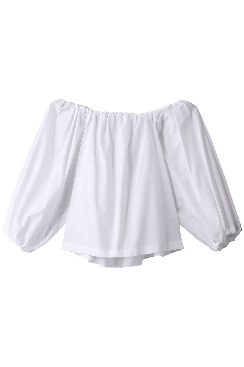 【エステータ/esteta】のTHOMAS MASON オフショルダーブラウス 人気、トレンドファッション・服の通販 founy(ファニー) ファッション Fashion レディースファッション Fashion for Women トップス・カットソー Cut & Sew Tops シャツ・ブラウス・オフィスカジュアル Elegant Blouses & Button-Ups ギャザー Gathered, Ruffled ショルダー Shoulder, Shoulder Strap シルケット Silket, Silky Cotton シンプル Simple, Minimal スリーブ Sleeve, Long Sleeve / Short Sleeve ロング Long, Long-Length 再入荷 Restock / Back in Stock 夏 Summer 春 Spring S/S・春夏 SS, Spring/Summer, Warm Season other-1|ID: prp329100003892496 ipo3291000000035064041