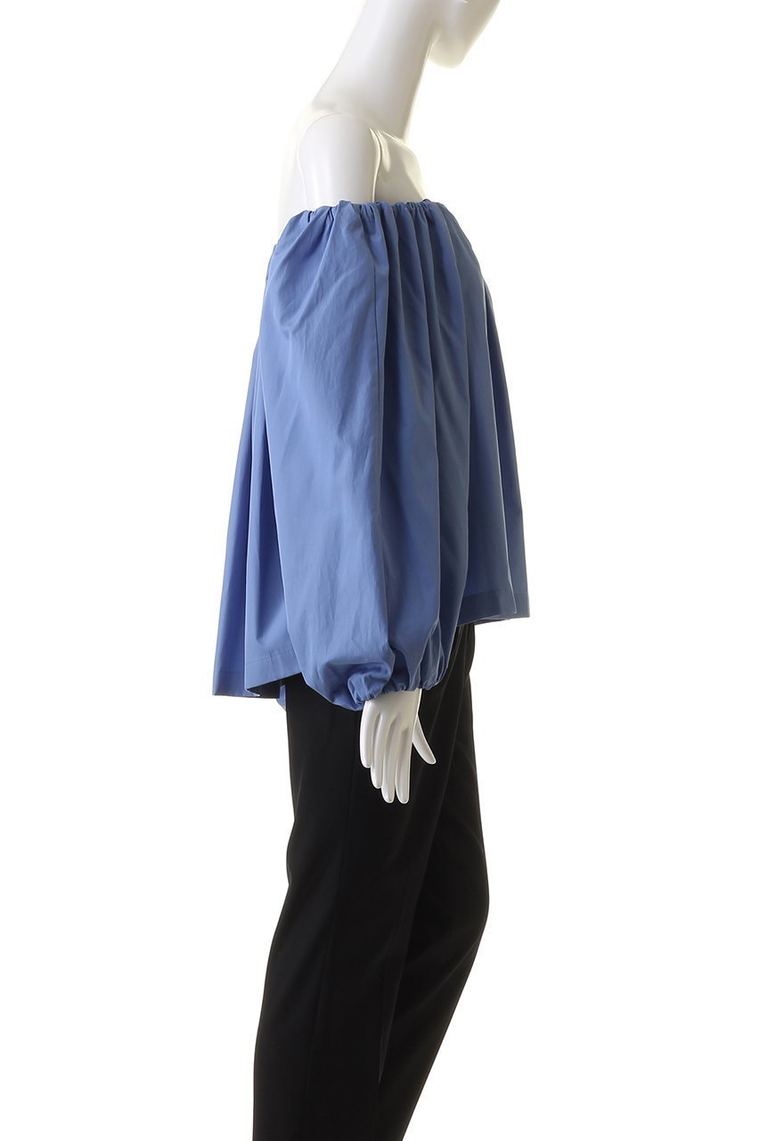 【エステータ/esteta】のTHOMAS MASON オフショルダーブラウス 人気、トレンドファッション・服の通販 founy(ファニー) ファッション Fashion レディースファッション Fashion for Women トップス・カットソー Cut & Sew Tops シャツ・ブラウス・オフィスカジュアル Elegant Blouses & Button-Ups ギャザー Gathered, Ruffled ショルダー Shoulder, Shoulder Strap シルケット Silket, Silky Cotton シンプル Simple, Minimal スリーブ Sleeve, Long Sleeve / Short Sleeve ロング Long, Long-Length 再入荷 Restock / Back in Stock 夏 Summer 春 Spring S/S・春夏 SS, Spring/Summer, Warm Season other-3|ID: prp329100003892496 ipo3291000000035064047