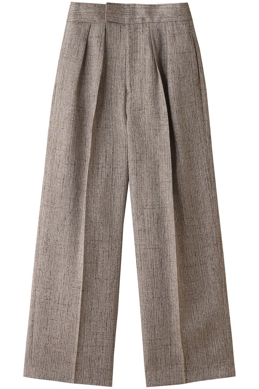 【エステータ/esteta】のリネンミックスツイードワイドシルエットパンツ インテリア・キッズ・メンズ・レディースファッション・服の通販 founy(ファニー) 　ファッション　Fashion　レディースファッション　Fashion for Women　パンツ　Pants & Trousers　ツイード　Twill, Twill Weave　ミックス　Mix, Mixed Style　ロング　Long, Long-Length　ワイド　Wide, Wide Fit　キャメル|ID: prp329100003892500 ipo3291000000032932241