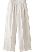 【エステータ/esteta】のコットンダブルクロスワイドシルエットパンツ 人気、トレンドファッション・服の通販 founy(ファニー) ファッション Fashion レディースファッション Fashion for Women パンツ Pants & Trousers なめらか Smooth, Silky Texture ロング Long, Long-Length ワイド Wide, Wide Fit thumbnail ホワイト|ID: prp329100003892501 ipo3291000000032924503
