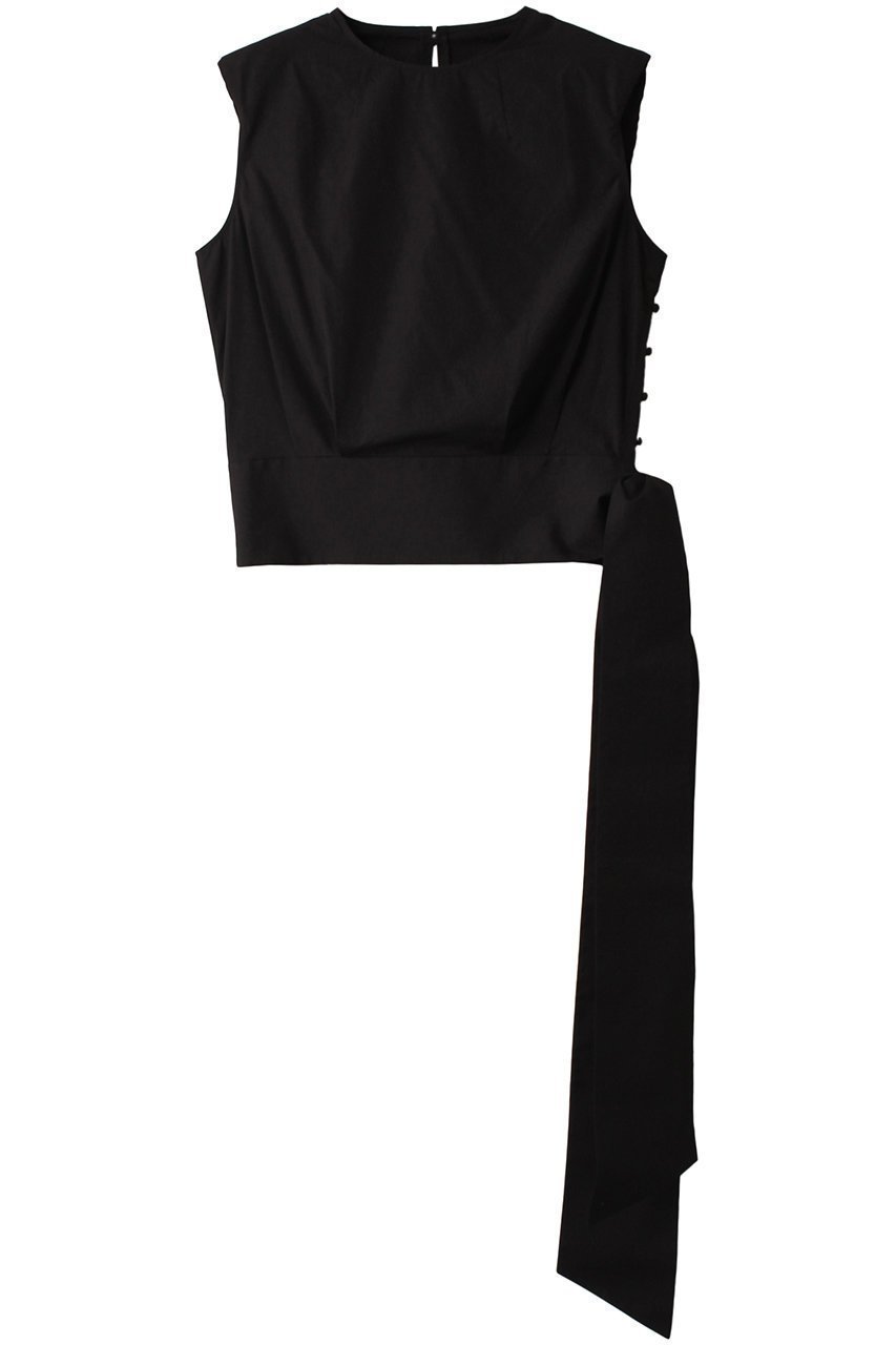 【エステータ/esteta】のTHOMAS MASON ノースリーブブラウス 人気、トレンドファッション・服の通販 founy(ファニー) ファッション Fashion レディースファッション Fashion for Women トップス・カットソー Cut & Sew Tops キャミソール&ノースリーブ Camisoles & Sleeveless Tops シャツ・ブラウス・オフィスカジュアル Elegant Blouses & Button-Ups なめらか Smooth, Silky Texture シルケット Silket, Silky Cotton ノースリーブ Sleeveless, No-Sleeve リボン Ribbon, Bow 再入荷 Restock / Back in Stock other-1|ID: prp329100003892508 ipo3291000000035064126