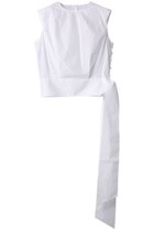 【エステータ/esteta】のTHOMAS MASON ノースリーブブラウス ホワイト|ID: prp329100003892508 ipo3291000000035064132