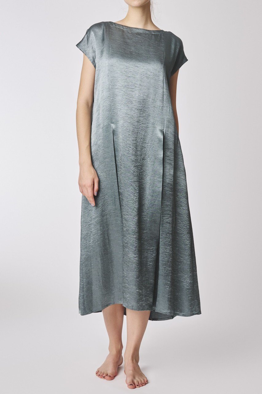 【ランジェリーク/LANGELIQUE】のネイチャ(L) ワンピース 人気、トレンドファッション・服の通販 founy(ファニー) 　ファッション　Fashion　レディースファッション　Fashion for Women　ワンピース　Dresses　サテン　Satin, Glossy Fabric　パジャマ　Pajamas, Sleepwear　フォルム　Silhouette, Form　プリーツ　Pleats, Pleated　ボックス　Boxy, Box Shape　リュクス　Luxury, Elegant, High-End, Chic　other-6|ID: prp329100003898793 ipo3291000000032834891