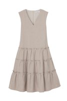 【デイジーリン/DAISY LIN】のDress “Millefeuille V Slim” 人気、トレンドファッション・服の通販 founy(ファニー) ファッション Fashion レディースファッション Ladies' Fashion Online ワンピース Dress ドレス Party Dresses チュニック Tunic ウォッシャブル Washable チュニック Tunic フェミニン Feminine フリル Frills 再入荷 Restock/Back In Stock/Re Arrival |ID:prp329100003898840